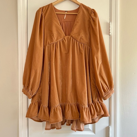 Free People Estella Velvet Mini Dress - Picture 4 of 4